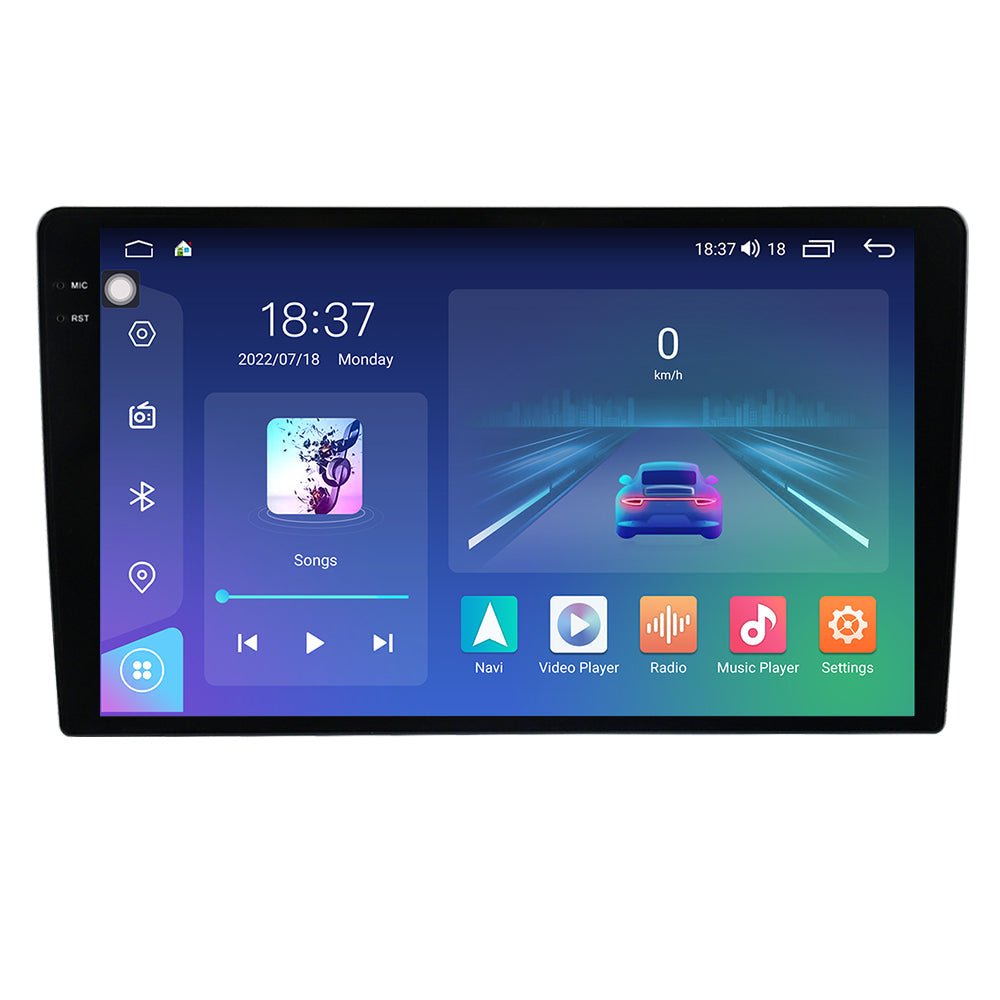 SCUMAXCON 10' 4+64GB CAR RADIO STEREO ANDROID 13 WIRELESS CARPLAY WIRES ANDROID AUTO BLUETOOTH WIFI USB GPS 2K