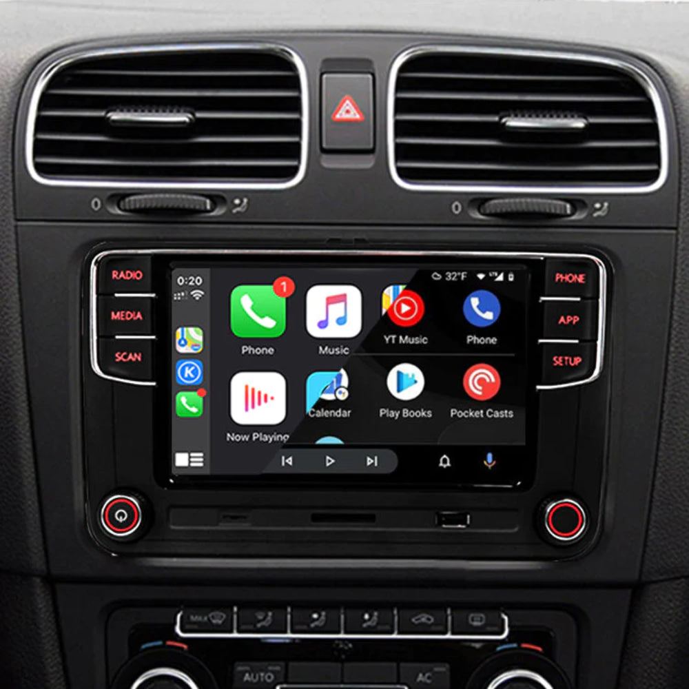 Rcd 360 SCUMAXCON RCD360 PRO 2 Car Stereo Carplay Android Auto for VW GOLF POLO ...